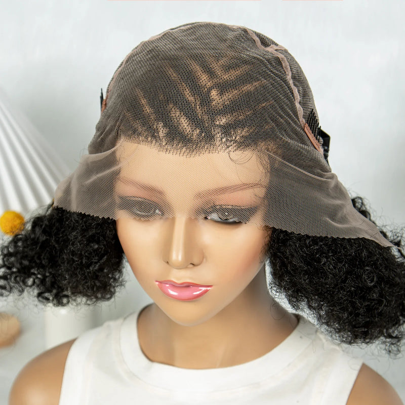 KIMA New Box Braided Wig Synthetic Full Lace Wigs Short Lengths for Black Women Men Braided Wig With Baby Hair Box Braiding Wigs