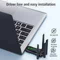 900Mbps Network Card WIFI6 AX900 USB Bluetooth 5.4 Wireless Adapter Dual Band 2.4G&5GHz Dongle Driver - Visuel 6 | SAMAG