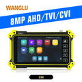 WANGLU 4K H.265 IP Camera Tester 8MP AHD TVI CVI SDI Analog IP Camera Monitor Tester Auto HD CCTV Camera Tester WiFi Analyzer