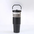 900ML Stainless Steel Thermos Mug With Straw Keeps Cold and Heat Thermal Mug Tumbler Outdoor Sports Thermal Water Bottle