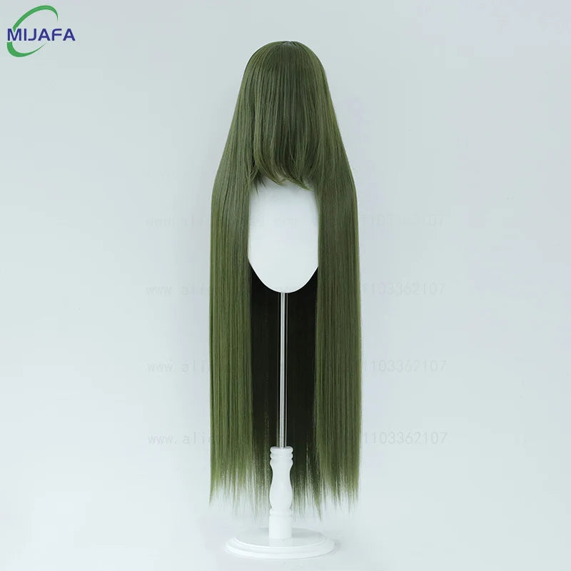 Very High Quality 600g 68 Colors 40 Inch 100cm Long Straight Cosplay Wig With Bangs Heat Resistant Hair Anime Wigs + Wig Cap