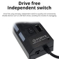 High Speed 7 Ports USB HUB 2.0 Adapter Expander Multi USB Splitter Multiple Extender with LED Lamp Switch for PC Laptop