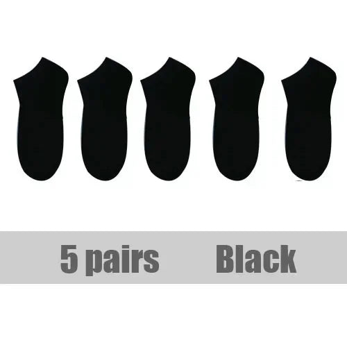 Pairs Women/Men Socks Breathable Sports Solid Color Boat | SAMAG
