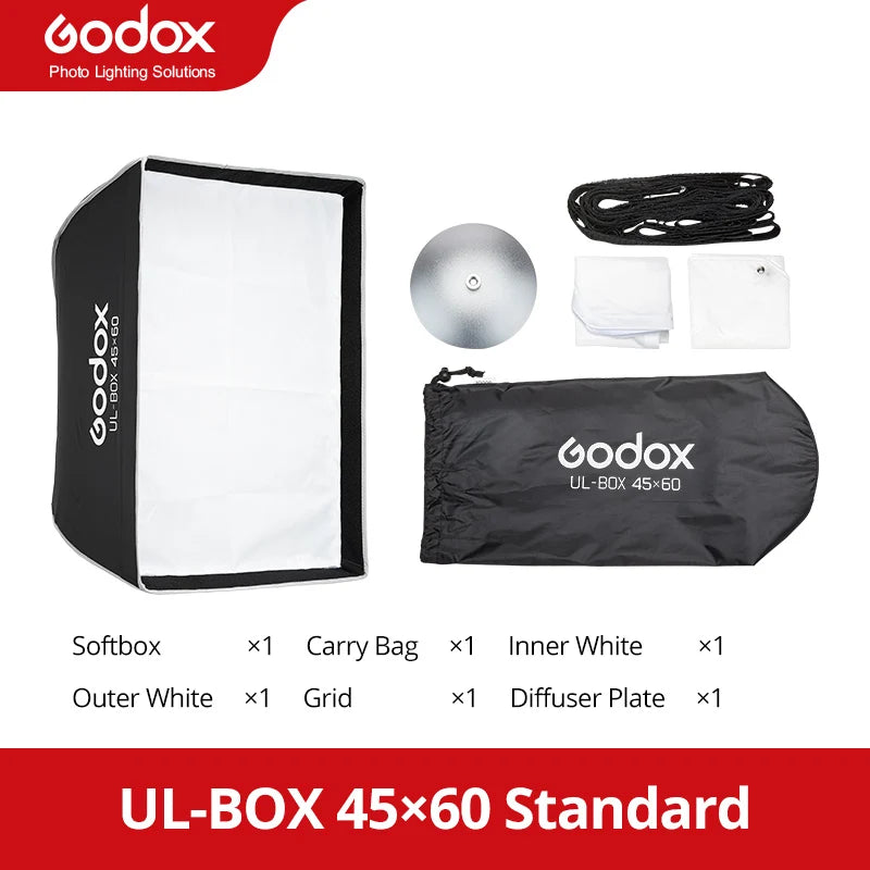 GODOX UL-Octa BOX /UL-BOX Quick Release Umbrella Softbox for Product Photography, Fashion Editorials, or Commercial Still Life.