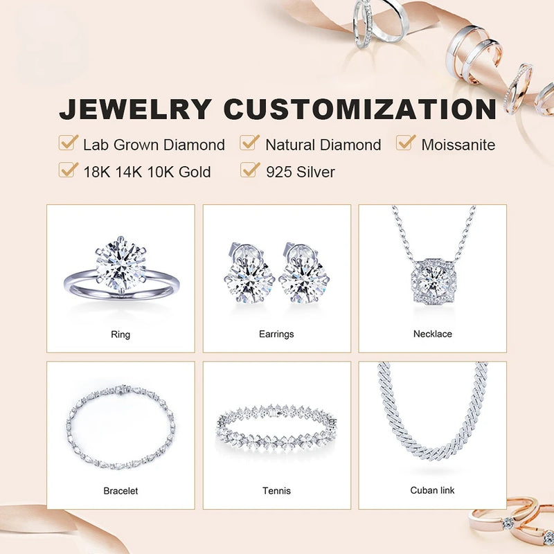 Limited-time 50% off on Large With IGI Certificate 7ct 8ct 9ct 10ct 20ct 30ct Big Lab Grown Diamonds CVD Laboratory Diamond