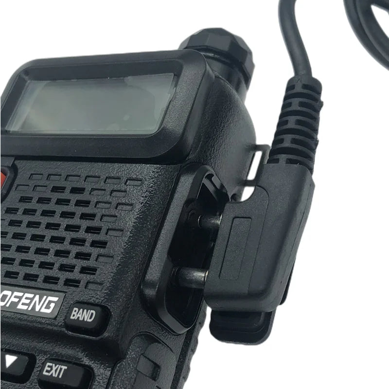 Baofeng Covert Acoustic Air Tube Mic Microphone Earphone Earbud Headset Earpiece Headphone For Kenwood Walkie Talkie Radio