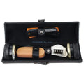 340D Leather Care Tool Set Includes Leather Conditioner Wooden Brush Polish Sponge and Shoehorn For Footwear Belt Bag Jackets