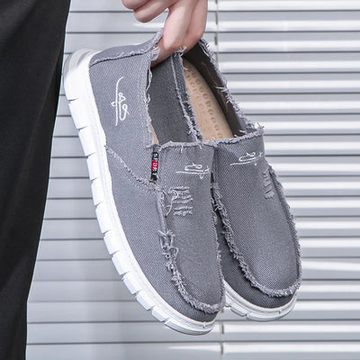 Men's Washed Fabric Casual Shoes Anti Slip | SAMAG