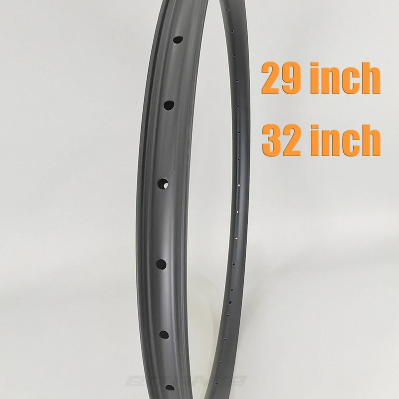 29er 32er MTB Bike Carbon Rim 36mm/40mm Wide 25mm/28mm Deep Mountain Bike Carbon Wheel Asymmetric Tubeless XC AM ENDURO Bicycle