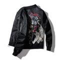 Men Women Bomber Jacket Dragon Tiger Embroidered Sukajan Padded Baseball Coat Japan Male Windrunner 2024 MA1 Spring Winter Z1A1