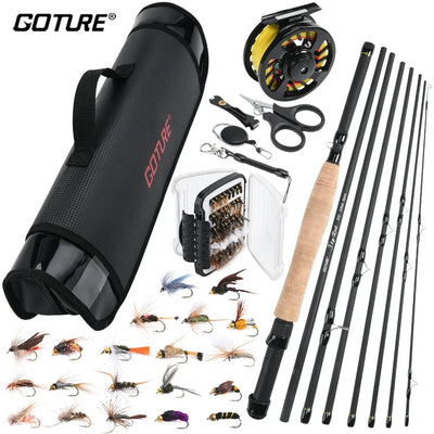Goture 2.7m/9FT Fly Fishing Rod Set 5/6WT Carbon Fiber | SAMAG