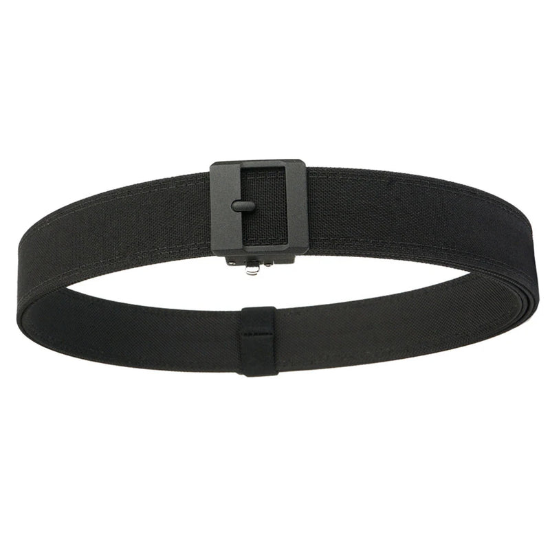 TUSHI Belt Hard Military Belt for Men and Women Tight Nylon Tactical Outdoor Belt Metal Automatic Buckle IPSC Belt Casual Girdle