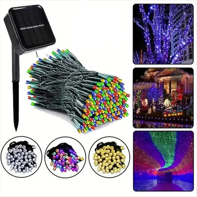 LED Solar Lights Outdoor Waterproof Fairy Garland | SAMAG