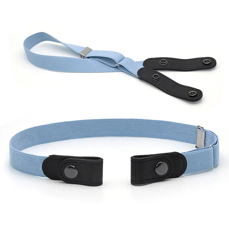 Jeans Elastic Waistband For Women/Men No Bulge No Buckle Stretch Elastic Waist Belt Versatile and Minimalist Elastic Waistband