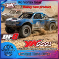 【In Stock】Yikong 1/8 Yk8081 Df8 Remote Control Electric 4wd Brushless Independent Suspension Short Truck Off Road Desert Truck