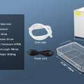 SucceBuy 2/3/6/10/15/30L Ultrasonic Cleaner with Heater Timer for Lab Tools Metal Parts Carburetor Brass Auto Parts Engine Parts