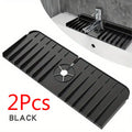 Silicone Faucet Mat Dish Soap Sponge Holder Sink Kitchen Countertop Drying Mat Bathroom Kitchen Sink Splash Guard Drain Pad