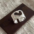 VENTFILLE 925 Sterling Silver Irregular Ring for Women Geometry Versatile Minimalism  Accessories Jewelry Gift Dropshipping
