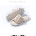 Men's open Toed Slippers Autumn and Winter Indoor Anti slip Breathable Bedroom Silent Couple's home Shoes for Srping and Autunm