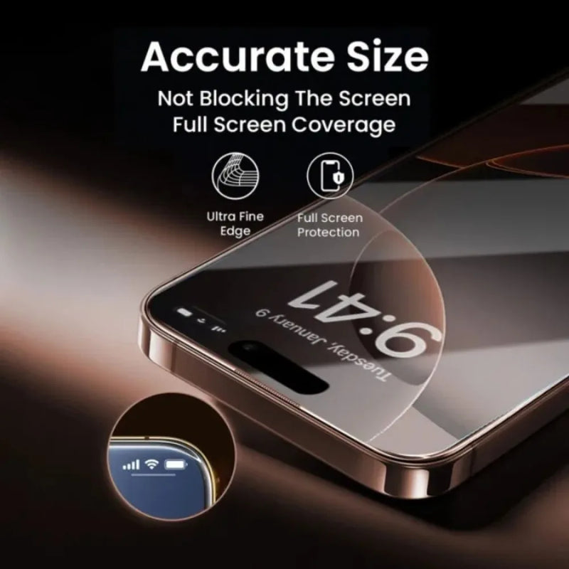 5Pcs High Clear Screen Protector for iPhone 17 16 15 14 Pro Max 16e 15 14 Plus 13 12 11 Pro XR XS Max 9H Hardness Tempered Glass