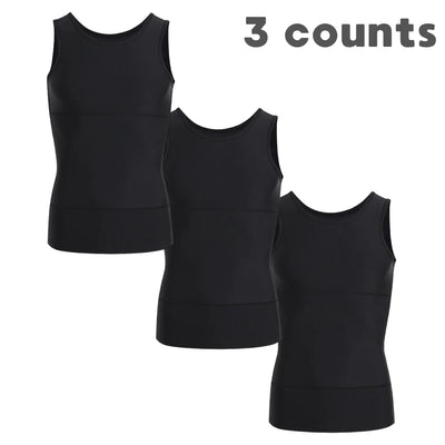 Of Men's Shapewear, Shark Skin Vest, Bottom Layer Sports | SAMAG