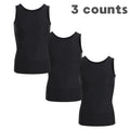 3 Pieces of Men's Shapewear, Shark Skin Vest, Bottom Layer Sports Slimming Compression Sweatshirt Vest, Abdominal Control Slimmi