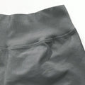 Women's Seamless Butt Lifting Sports Shorts, Suitable For Gym Workout, Cycling, Running, Black Tight Pants, Summer