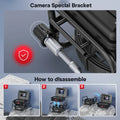 360 Rotating Sewer Pipe Inspection Camera 9″ 32MM Camera IPS+1080P Screen +512HZ Transmitter+Meter Counter+Keyboard Sewer Camera