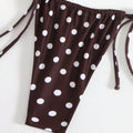 Sexy polka dot print micro mini bikinis sets two pieces | SAMAG