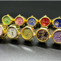 Kiss Jewelry Women Men Vintage Classic Finger Watch Rings Punk Stretchy Strap Quartz Watches Clock Ring Hip-hop anillos 2023