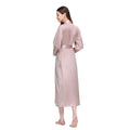 Birdtree 19 Momme 100%Pure Silk Long Robe for Women Silky Sleepwear Ladies Elegant Nightgown Natural Pajamas P36089QM