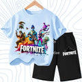 Fortnites Series T-shirt Shorts Suit for Children Hot | SAMAG