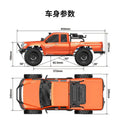 Meijiaxin HYPER 1:8 brushless H8E remote control car electric four-wheel drive climbing car off-road vehicle high and low speed