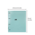 Bview Art 4-Ring Refillable Binder for A4 Paper - Organize Office Documents, Files & Papers Securely