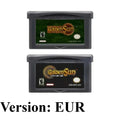 USA/EUR Golden Sun: The Lost Age GBA Game Cartridge 4 Styles Advance GBA SP DS Classic JRPG Retro Video Game Collection Gift