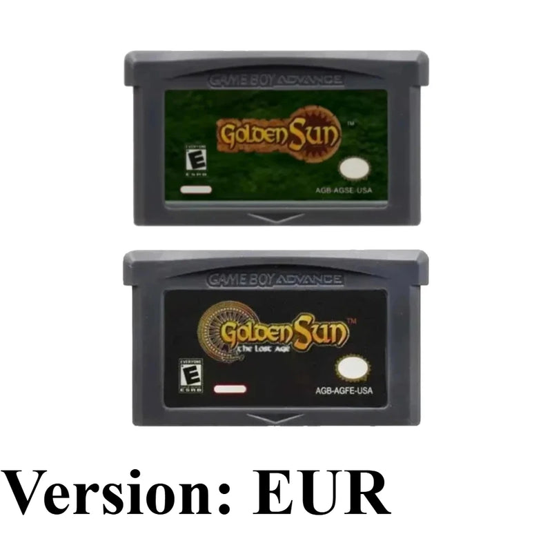 USA/EUR Golden Sun: The Lost Age GBA Game Cartridge 4 Styles Advance GBA SP DS Classic JRPG Retro Video Game Collection Gift