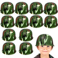 10 - Army Helmets for Kids Plastic Camouflage Hat Soldier | SAMAG