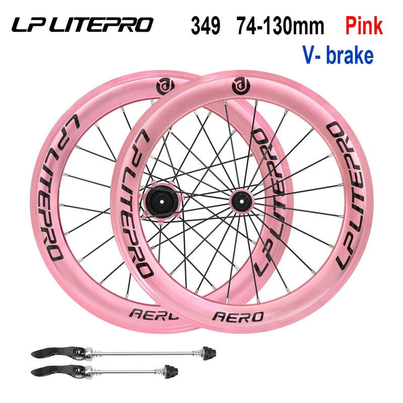 LP LITEPRO AERO Folding Bike Wheel Sets, 20 - inch 406/451 - View 24 | SAMAG