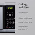 900W Countertop Microwave Oven, 0.9 Cu Ft with Auto Cook & Defrost, Easy Clean & Child Lock