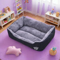 Large Pet House Dog Bed Cat Mat Long Plush Deep Sleeping Warm Soft Small Dog Cushion Calm Beds for Puppy Chihuahua