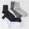 10 Pairs Men's Cotton Socks New Styles Black Business | SAMAG