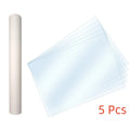 5Pcs 13.6 Inch FEP Film 390*263*0.1mm For ANYCUBIC Photon M3 Max ELEGOO Jupiter Series 3D Printer Parts Accessories LCD SLA