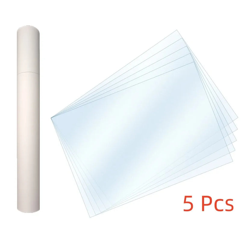 5Pcs 13.6 Inch FEP Film 390*263*0.1mm For ANYCUBIC Photon M3 Max ELEGOO Jupiter Series 3D Printer Parts Accessories LCD SLA