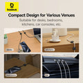 Baseus Cable Organizer Holder Magnetic Cable Smooth Adjustable Cord Holder Under Desk Cable Management Wire Keeper Cable Clips