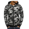 2026 New Mens Sweatshirt Casual Camouflage Hooded Coat for Spring Autumn Male Streetwear Hoodies Cardigan Sportswear MY766