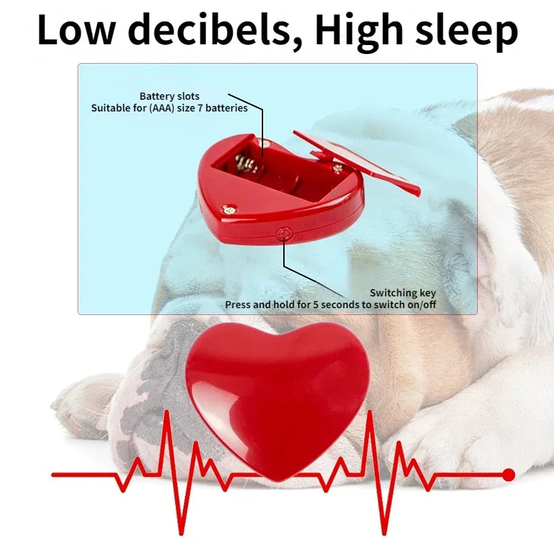 IFOYO Pet Heartbeat Puppy Behavioral Training Dog Plush Pet Comfortable Snuggle Anxiety Relief Sleep Aid Doll Durable Drop Ship