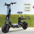 FLJ K14 14inch 8000W 60V Fat wheels skateboard electric scooter with Short Handle fast speed 58MPH