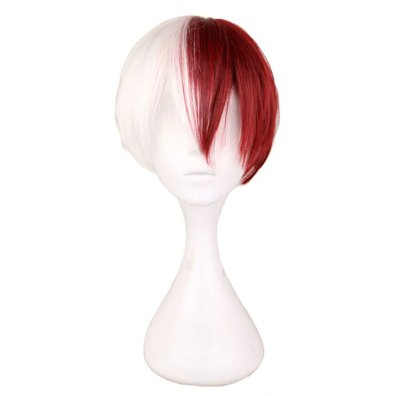 Academia Anime  Midoriya Izuku Cosplay Costume Todoroki Shoto School Uniform Set Wig Suit Unisex Halloween Role Play