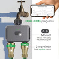 Garden Smart Bluetooth APP Remote Control Timer Irrigation Set 1/4'' Hose Adjustable 8-hole Sprinkler Automatic Watering System