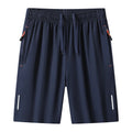 Men's Quick Dry Running Shorts with Drawstring and Zip Pockets - Ideal for Athletic Workouts and Gym - View 9 | SAMAG